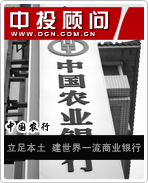 中國農(nóng)行:立足本土 建世界一流商業(yè)銀行